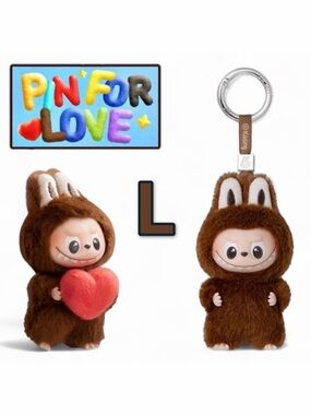 Pop Mart Pin For Love Labubu - L